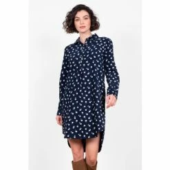 Brakeburn Blue Daisy Cord Dress