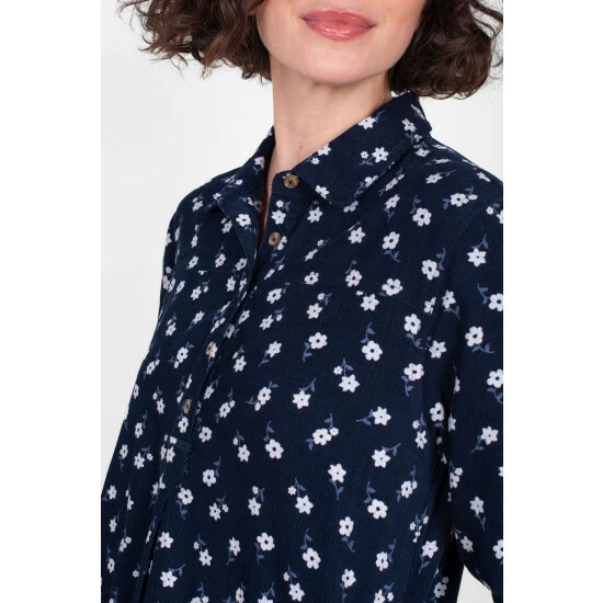 Brakeburn Blue Daisy Cord Dress 3 Brakeburn Blue Daisy Cord Dress - Image 3