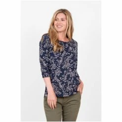 Brakeburn Blue Tiger Long Sleeve T-Shirt -Brakeburn shop unnamed file 44