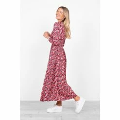 Brakeburn Red Floral Midaxi Dress 8 Brakeburn Red Floral Midaxi Dress -Brakeburn shop unnamed file 442