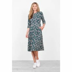 Brakeburn Green Autumn Breeze Midi Dress