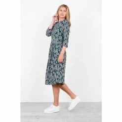 Brakeburn Green Autumn Breeze Midi Dress 3 Brakeburn Green Autumn Breeze Midi Dress -Brakeburn shop unnamed file 447