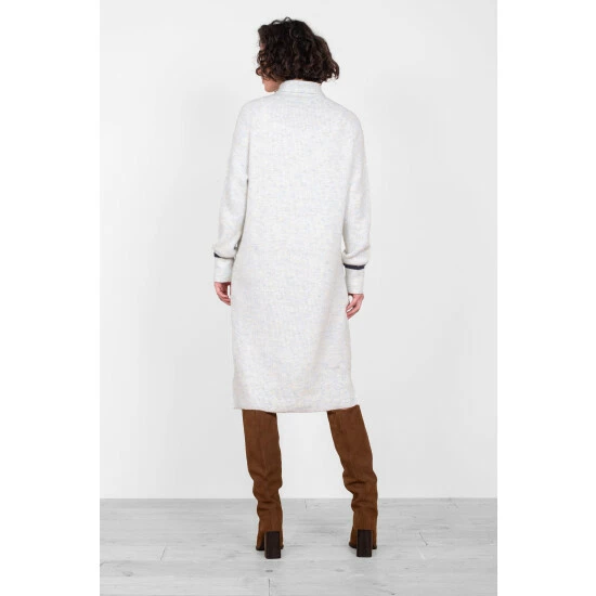 Brakeburn Grey Lagon Knitted Jumper Dress 2 Brakeburn Grey Lagon Knitted Jumper Dress - Image 2