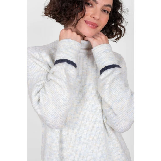 Brakeburn Grey Lagon Knitted Jumper Dress 3 Brakeburn Grey Lagon Knitted Jumper Dress - Image 3