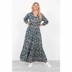 Brakeburn Green Autumn Breeze Shirt Dress -Brakeburn shop unnamed file 472