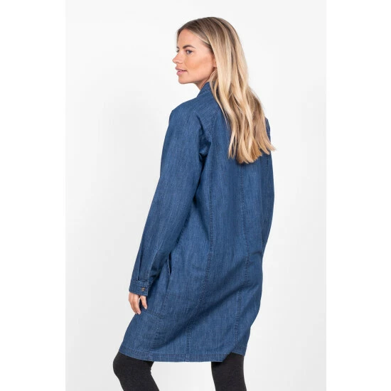 Brakeburn Blue Bryn Shirt Dress 2 Brakeburn Blue Bryn Shirt Dress - Image 2