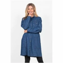 Brakeburn Blue Bryn Shirt Dress 9 Brakeburn Blue Bryn Shirt Dress -Brakeburn shop unnamed file 483