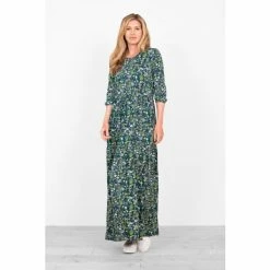 Brakeburn Green Ditsy Jersey Dress