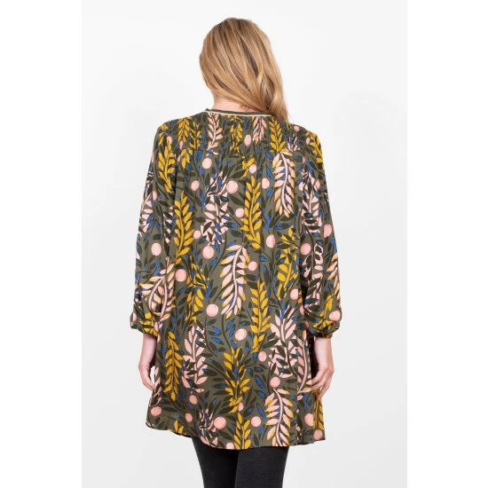 Brakeburn Green Winter Trailing Tipping Dress 2 Brakeburn Green Winter Trailing Tipping Dress - Image 2