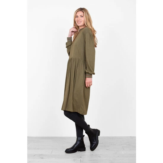 Brakeburn Green Kinsley Jersey Dress 4 Brakeburn Green Kinsley Jersey Dress - Image 4