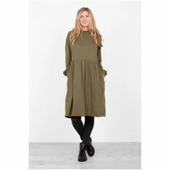Brakeburn Green Kinsley Jersey Dress 9 Brakeburn Green Kinsley Jersey Dress -Brakeburn shop unnamed file 498