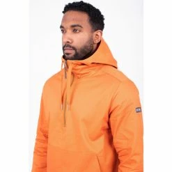 Brakeburn Orange Pullover Jacket -Brakeburn shop unnamed file 516