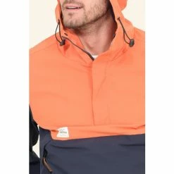 Brakeburn Orange Pullover Jacket -Brakeburn shop unnamed file 545