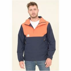 Brakeburn Orange Pullover Jacket -Brakeburn shop unnamed file 546