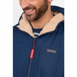 Brakeburn Blue Reversible Fleece Jacket -Brakeburn shop unnamed file 549