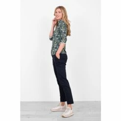 Brakeburn Green Ditsy Long Sleeve T-Shirt -Brakeburn shop unnamed file 55