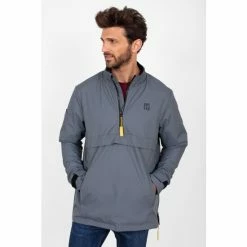 Brakeburn Grey Pullover Jacket