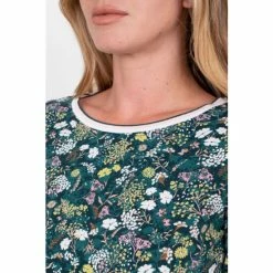 Brakeburn Green Ditsy Long Sleeve T-Shirt -Brakeburn shop unnamed file 56