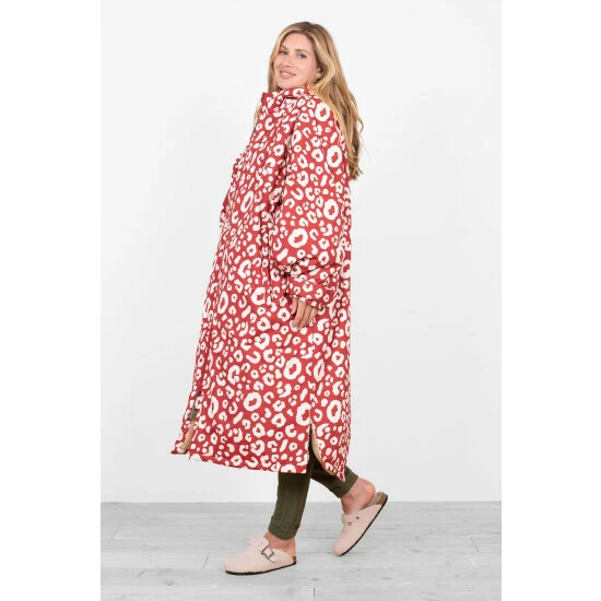 Brakeburn Orange Leopard Chinook Jacket 4 Brakeburn Orange Leopard Chinook Jacket - Image 4