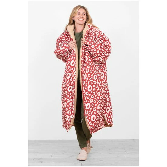 Brakeburn Orange Leopard Chinook Jacket 5 Brakeburn Orange Leopard Chinook Jacket - Image 5