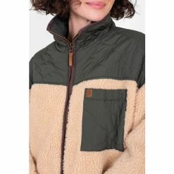 Brakeburn Cream Teddy Longline Borge Jacket -Brakeburn shop unnamed file 595