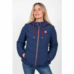 Brakeburn Blue Rainbow Puffer Jacket