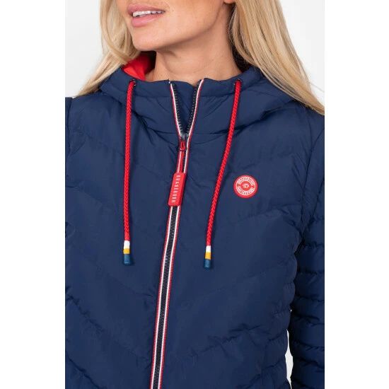 Brakeburn Blue Rainbow Puffer Jacket 3 Brakeburn Blue Rainbow Puffer Jacket - Image 3