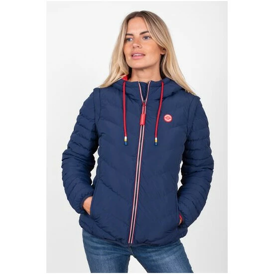 Brakeburn Blue Rainbow Puffer Jacket 5 Brakeburn Blue Rainbow Puffer Jacket - Image 5