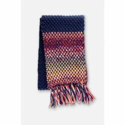 Brakeburn Blue Chunky Space Dye Scarf