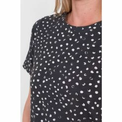 Brakeburn Grey Spotty Tie Side T-Shirt -Brakeburn shop unnamed file 65