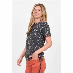 Brakeburn Grey Spotty Tie Side T-Shirt -Brakeburn shop unnamed file 67