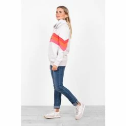 Brakeburn Neutral Alba Colourblock Sweatshirt -Brakeburn shop unnamed file 687