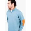 Brakeburn Blue Quarter Zip Sweater