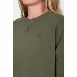 Brakeburn Green Libby Sweatshirt -Brakeburn shop unnamed file 701