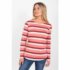 Brakeburn Pink Juniper Long Sleeve T-Shirt