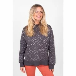 Brakeburn Grey Spotty Sweatshirt