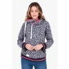 Brakeburn Grey Leopard Spot Hoodie