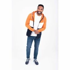 Brakeburn Blue Zip Through Hoodie -Brakeburn shop unnamed file 760