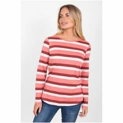 Brakeburn Pink Juniper Long Sleeve T-Shirt -Brakeburn shop unnamed file 77