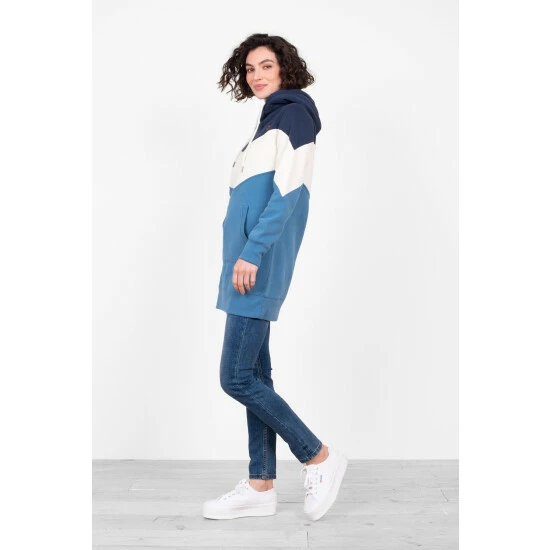 unnamed-file-780.jpg Brakeburn Blue Ziggy Colourblock Longline Hoodie -Brakeburn shop unnamed file 780