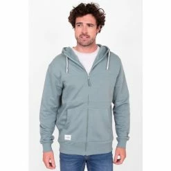 Brakeburn Blue Zip Through Hoodie