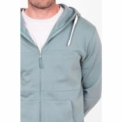 Brakeburn Blue Zip Through Hoodie -Brakeburn shop unnamed file 809