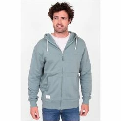 Brakeburn Blue Zip Through Hoodie -Brakeburn shop unnamed file 811