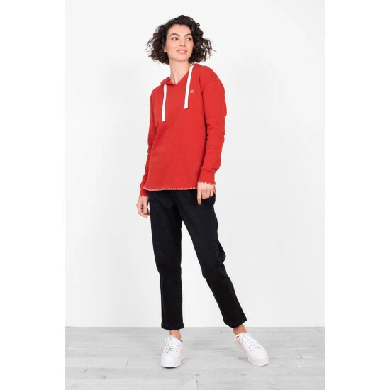Brakeburn Orange Haisley Hoodie 4 Brakeburn Orange Haisley Hoodie - Image 4