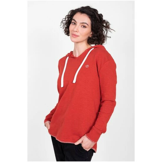 Brakeburn Orange Haisley Hoodie 5 Brakeburn Orange Haisley Hoodie - Image 5