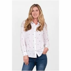Brakeburn Cream Star Shirt -Brakeburn shop unnamed file 845