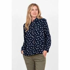 Brakeburn Blue Daisy Cord Shirt