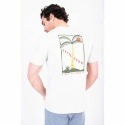 Brakeburn Cream Palm Tree Tee -Brakeburn shop unnamed file 86