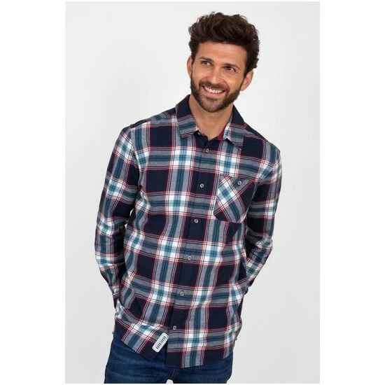Brakeburn Blue Checked Shirt 5 Brakeburn Blue Checked Shirt - Image 5