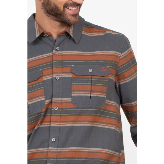 Brakeburn Blue Stripe Shirt 3 Brakeburn Blue Stripe Shirt - Image 3